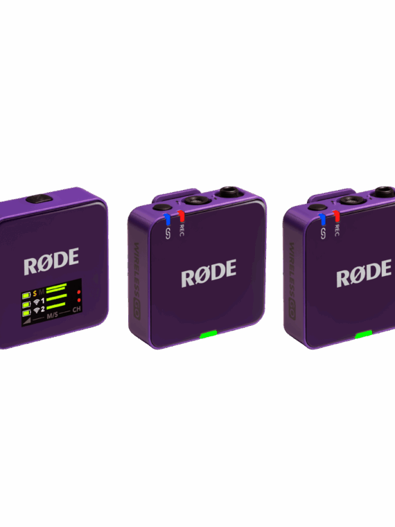 Wireless GO (Gen 3) Sistema de micrófono inalámbrico compacto (morado)