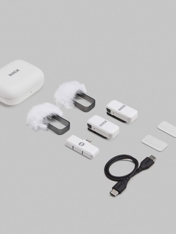 Wireless Micro Micrófono Inalámbrico Ultra-Compacto Lightning (blanco)