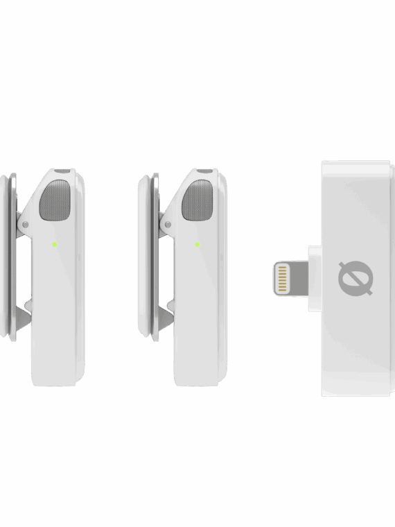 Wireless Micro Micrófono Inalámbrico Ultra-Compacto Lightning (blanco)
