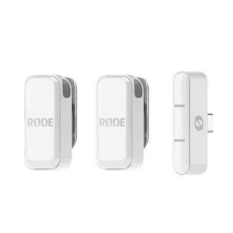Wireless Micro Micrófono Inalámbrico Ultra-Compacto USB-C (blanco)