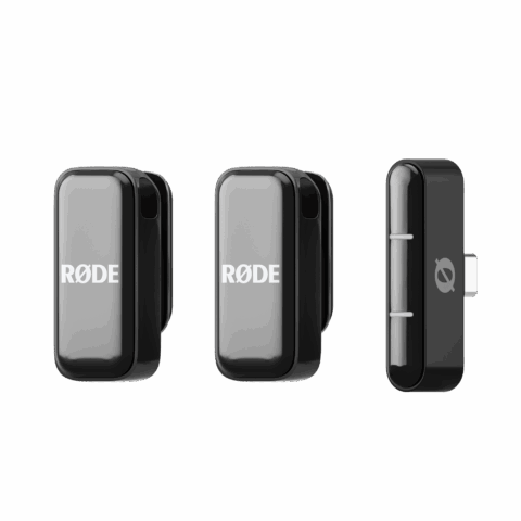Wireless Micro Micrófono Inalámbrico Ultra-Compacto USB-C (negro)
