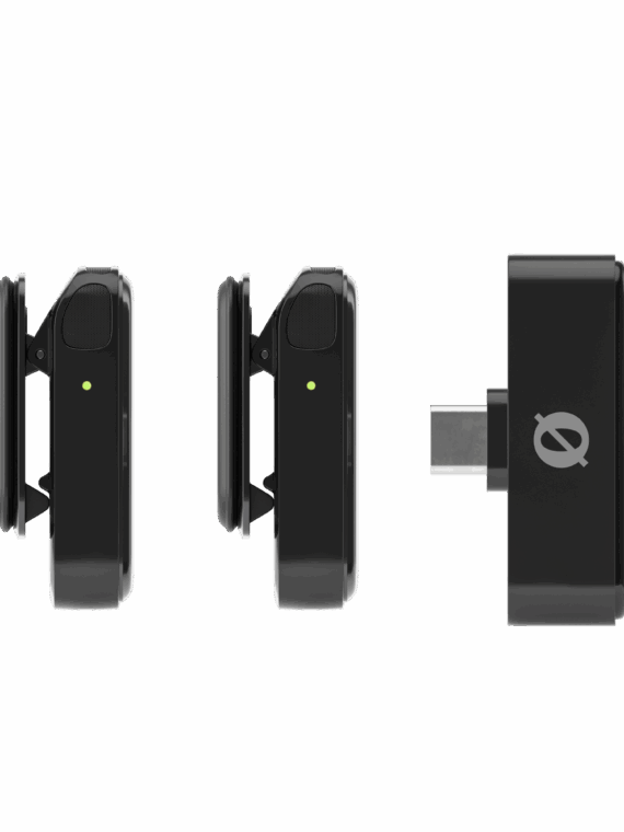 Wireless Micro Micrófono Inalámbrico Ultra-Compacto USB-C (negro)