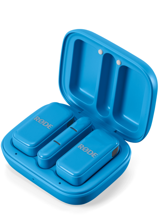 RODE Wireless Micro Teléfono Wireless Micro ultra-compacto USB-C Azul